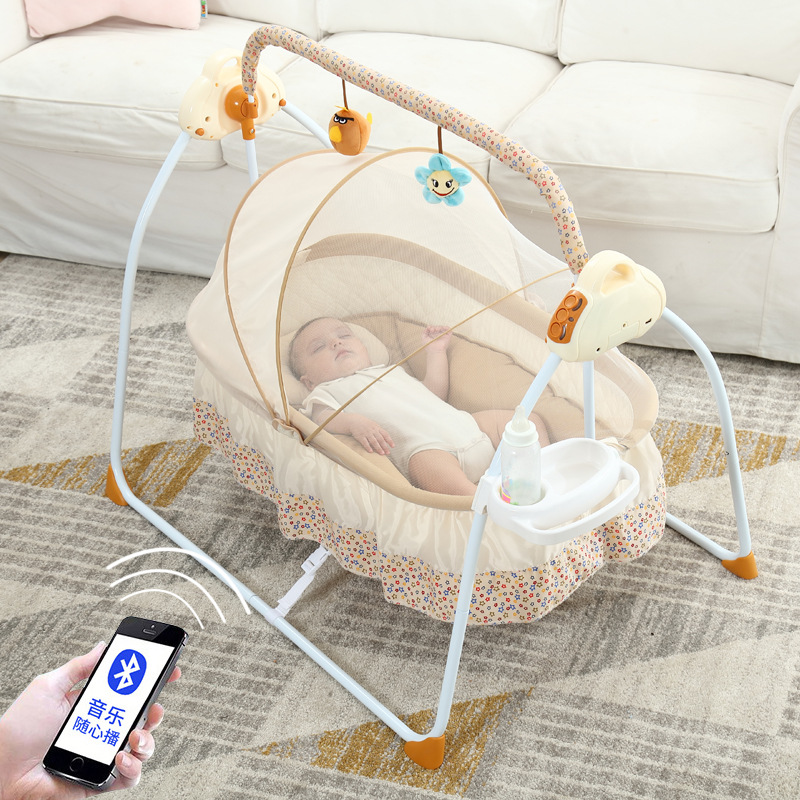 Baby Nursery Chair - Cuna eléctrica inteligente para bebé, cama