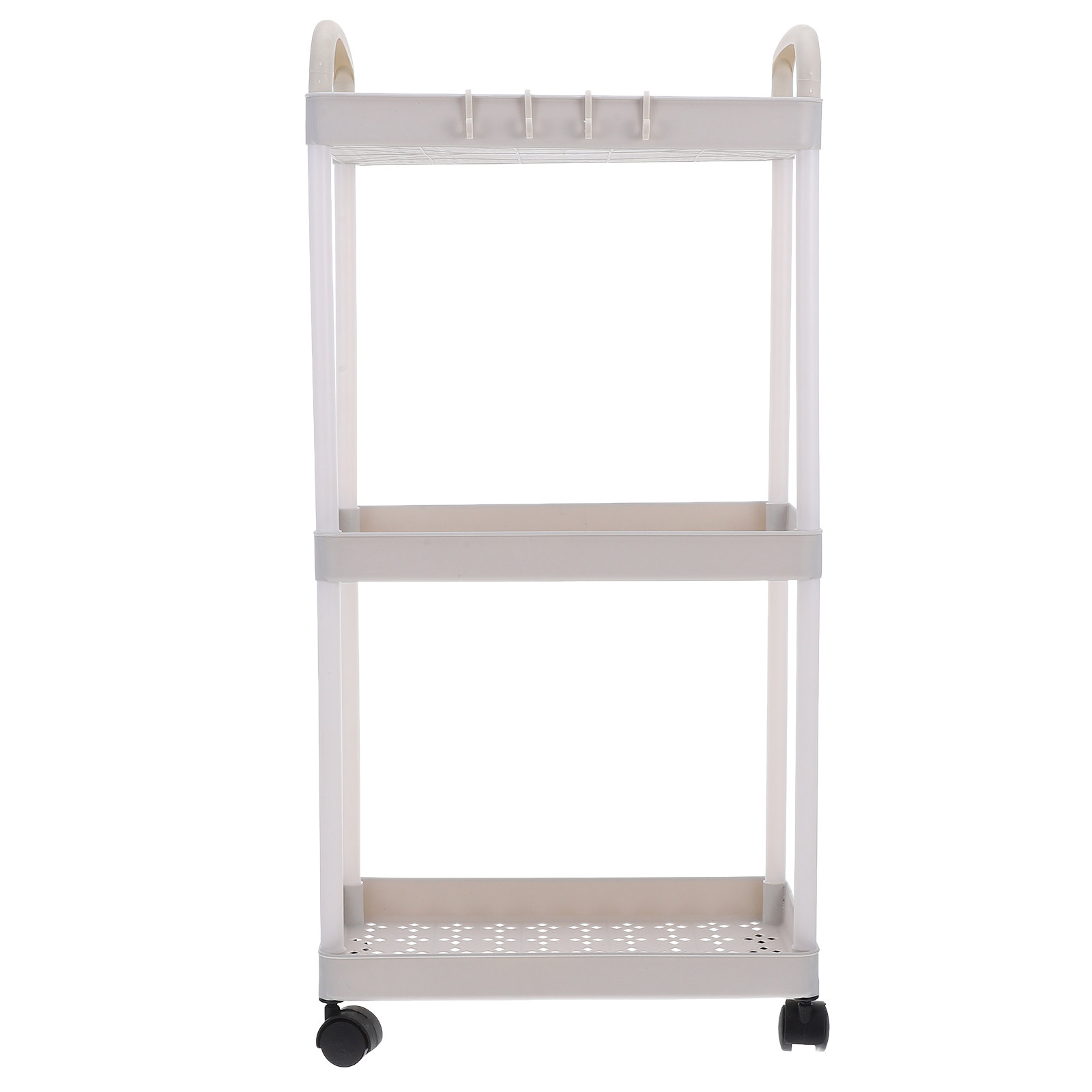 Baby Nursery Utility Cart - Carrito de Almacenamiento de 3 Niveles,