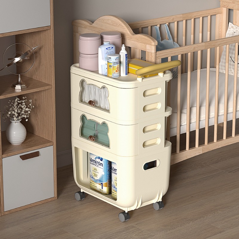 Baby Nursery Utility Cart - Organizador de almacenamiento multiusos para sala