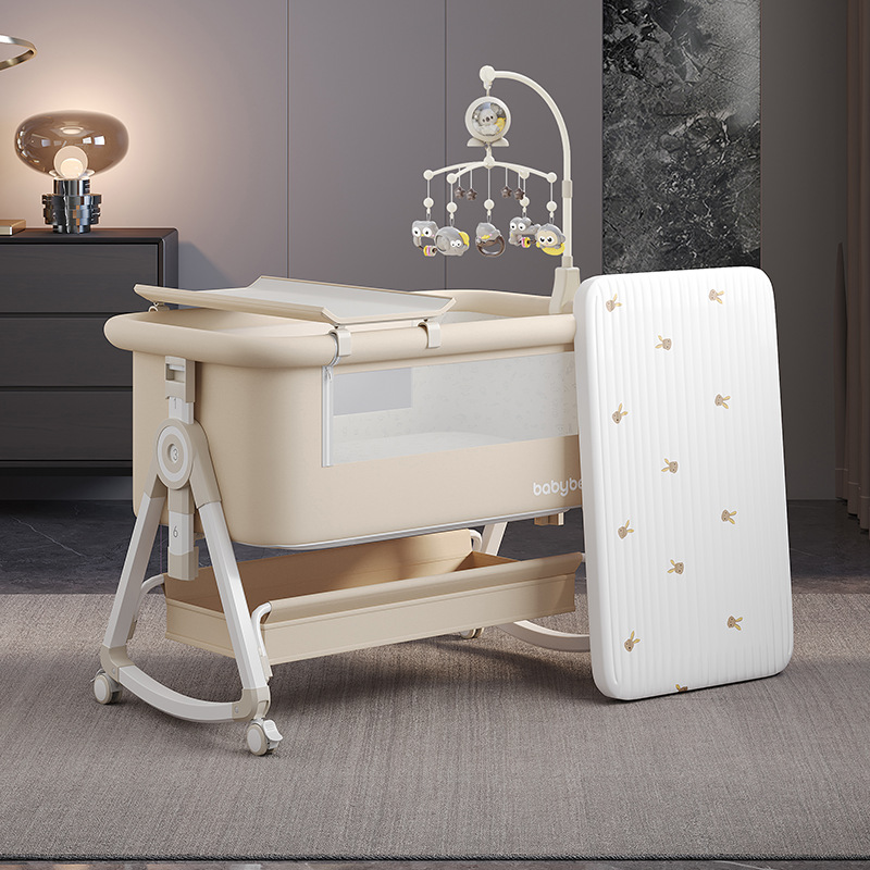 Baby Nursery Trolley - Cuna para Bebé, Portátil y Ajustable,