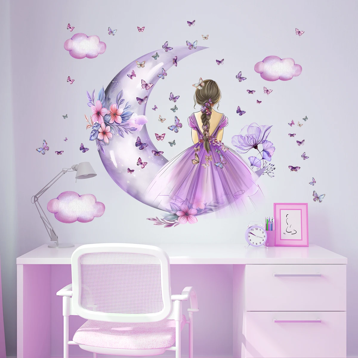 Baby Nursery Ideas Girl - Pegatinas de pared de mariposas y