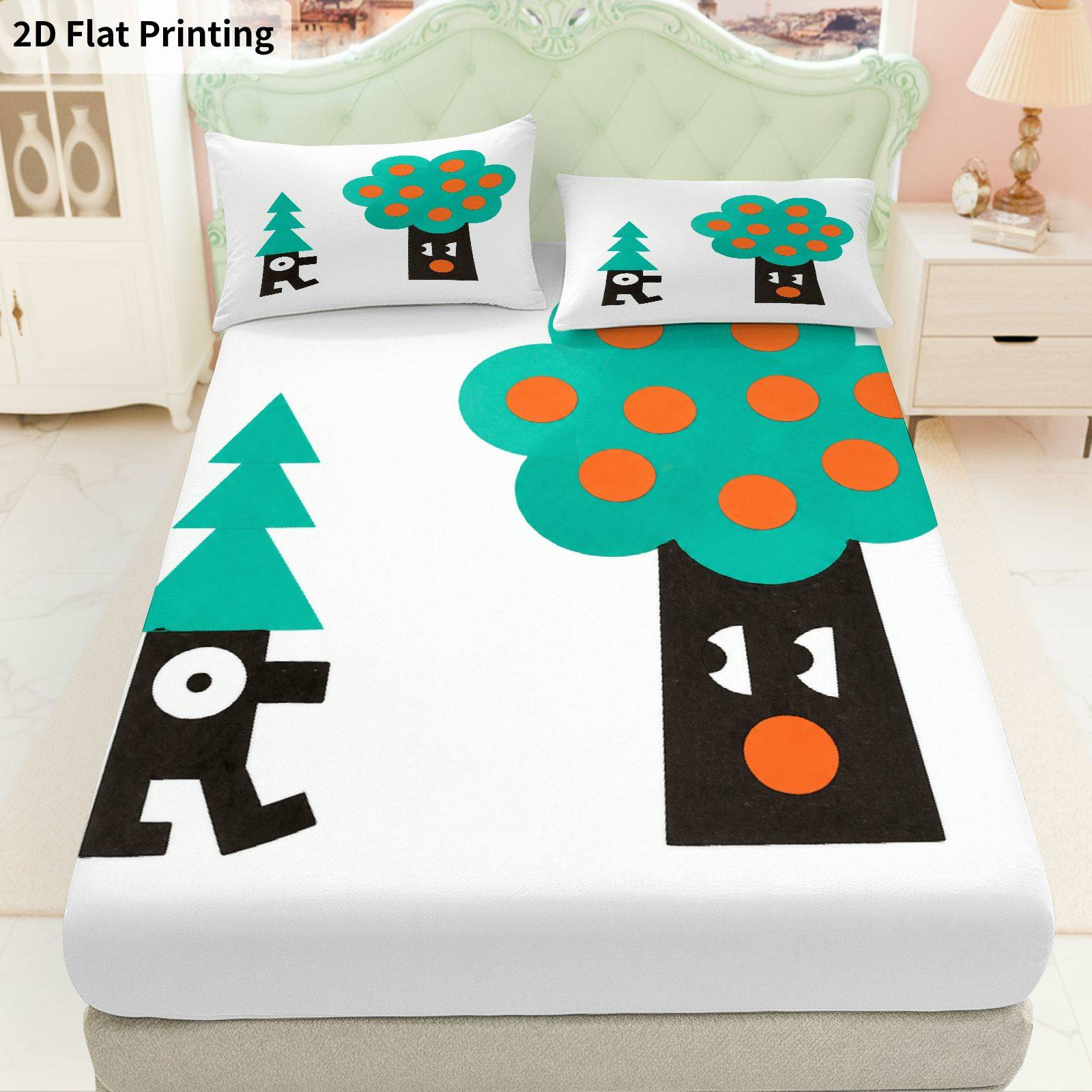 Baby Nursery Forest Theme - Juegos de Cama Abstractos con Motivos