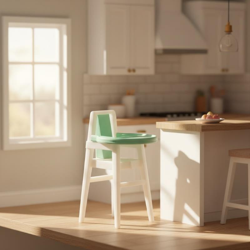Baby Nursery Chair - Silla Alta para Bebé en Miniatura