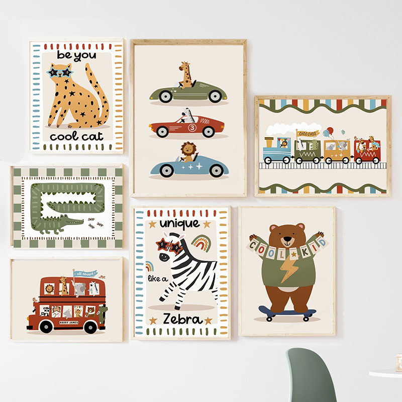 Cuadro de Lienzo con Dibujos A - Baby Zebra Nursery reseña y precio