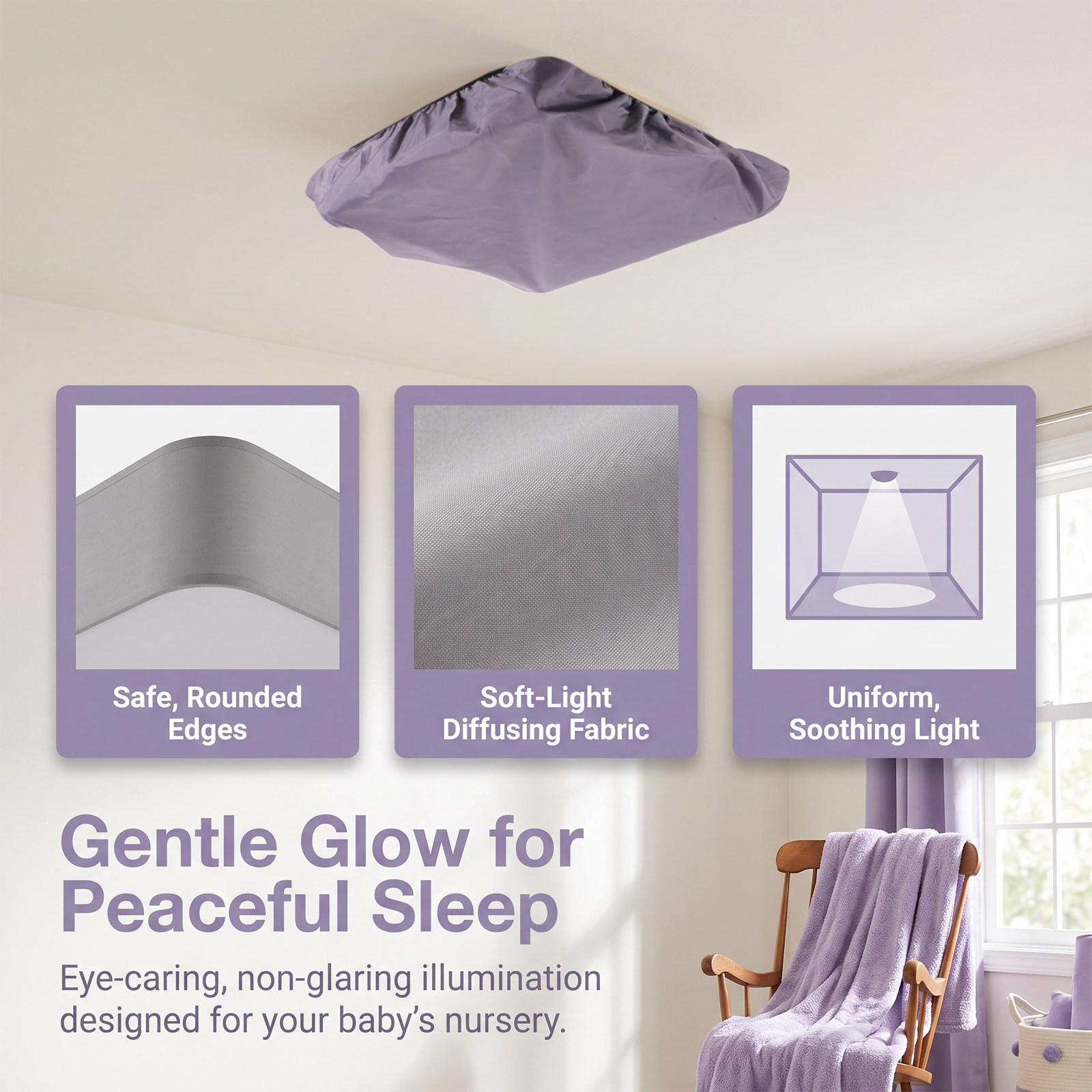 Lámpara de techo para bebé, pa - Baby Nursery Light Shade reseña y precio