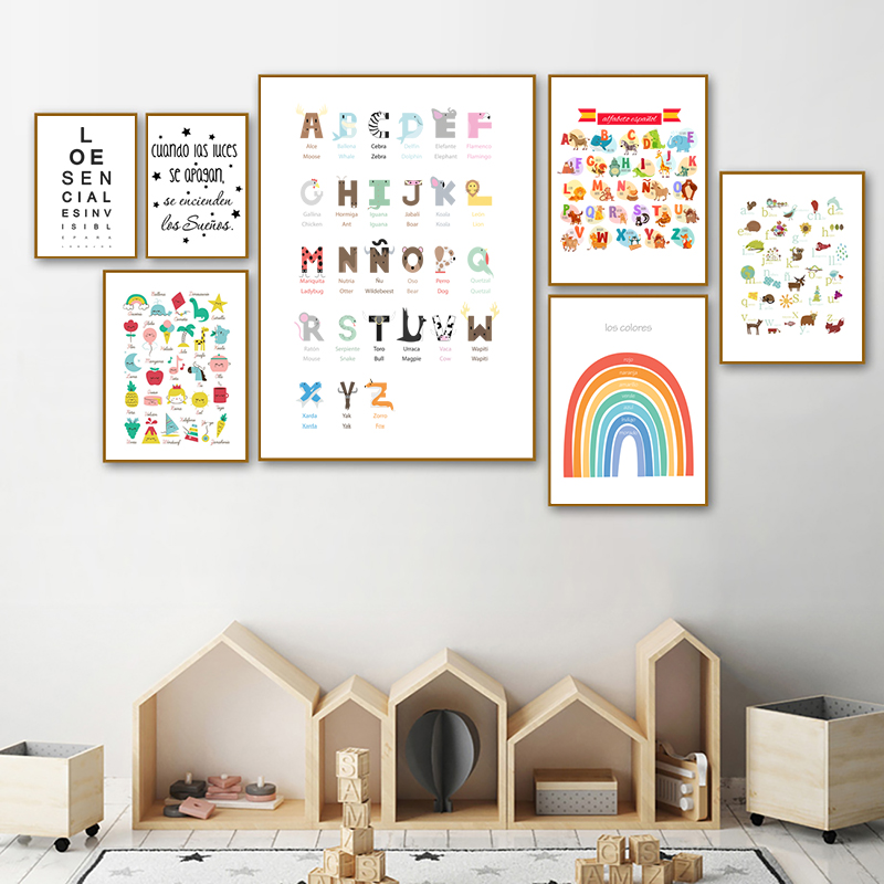 Pintura en lienzo de decoració - Baby Nursery Quotes reseña y precio