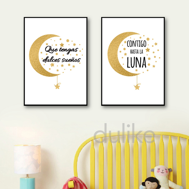 Pintura en lienzo de decoració - Baby Nursery Quotes reseña y precio