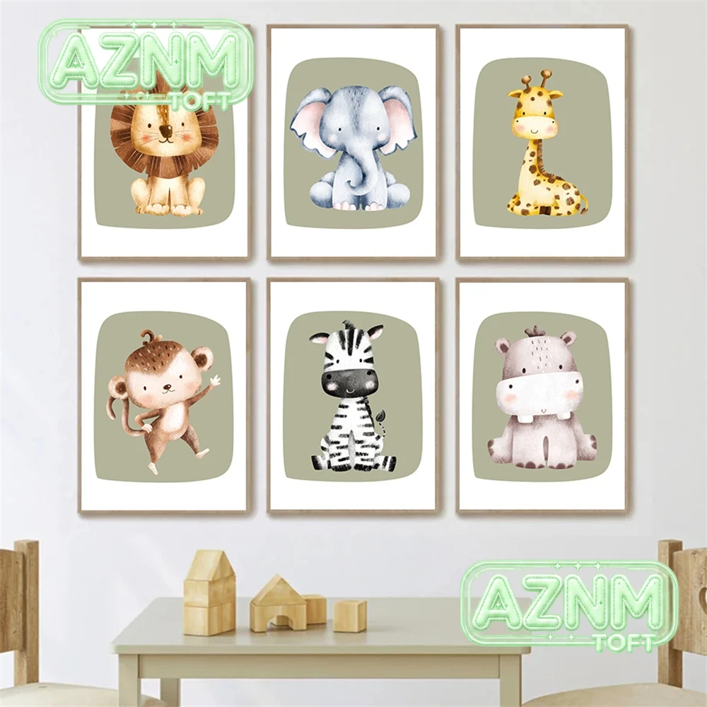 Lindo Mono, Cebra, Jirafa, Leó - Baby Zebra Nursery reseña y precio