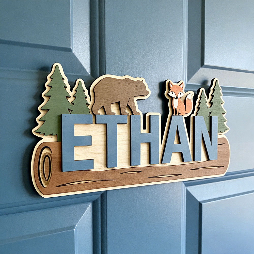 Letrero de Madera Personalizad - Baby Nursery Decorations reseña y precio