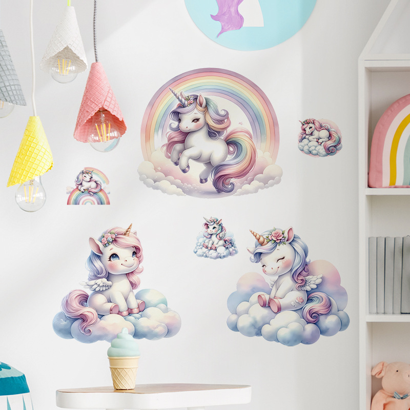 Vinilo decorativo de unicornio - Baby Nursery Ideas Girl reseña y precio