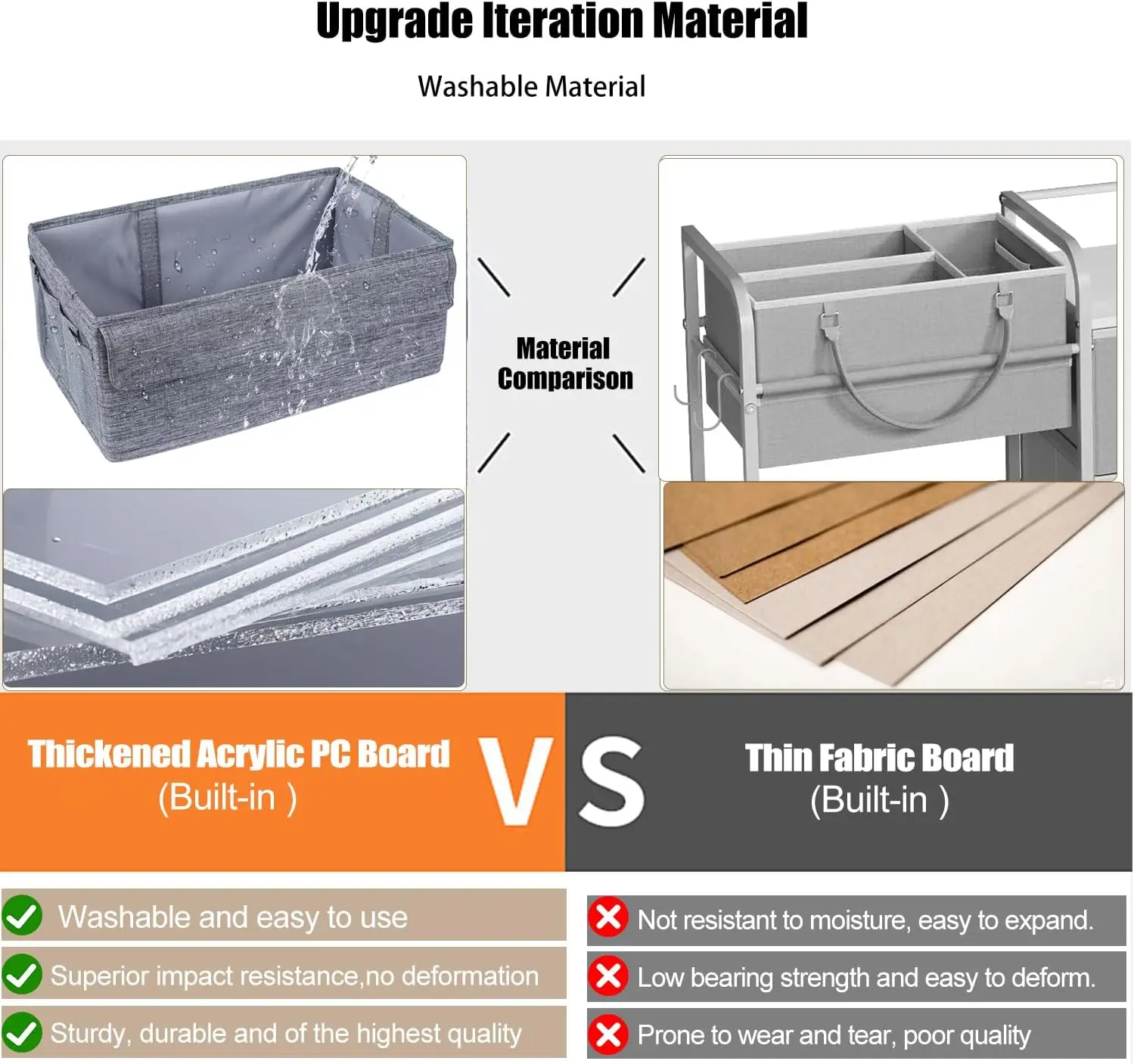 Organizador de pañales para be - Baby Nursery Utility Cart reseña y precio