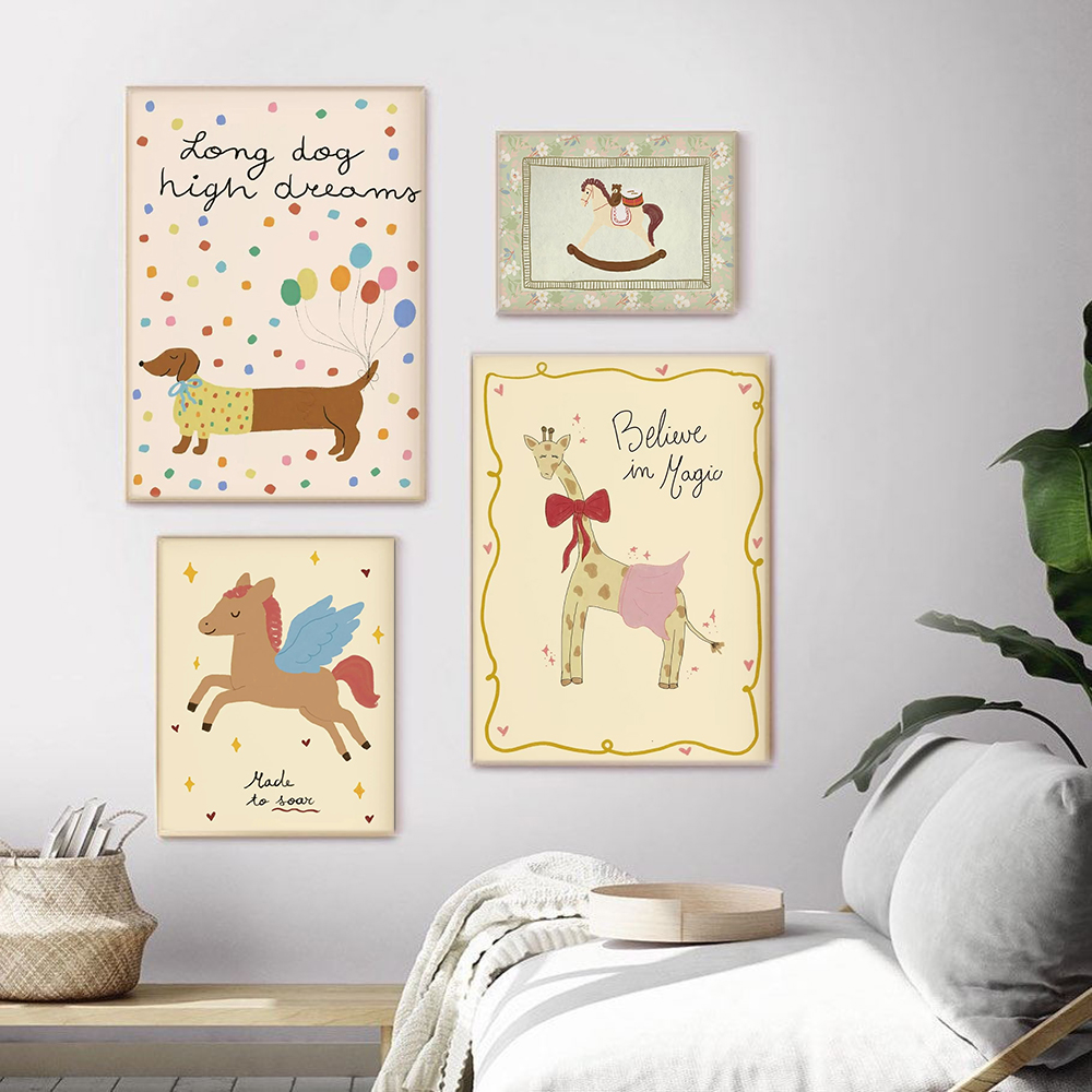 Impresión Vintage de Caballo B - Baby Nursery Quotes reseña y precio