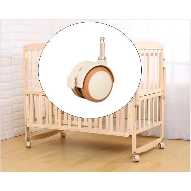 2/4 Piezas Ruedas Giratorias d - Baby Nursery Trolley reseña y precio