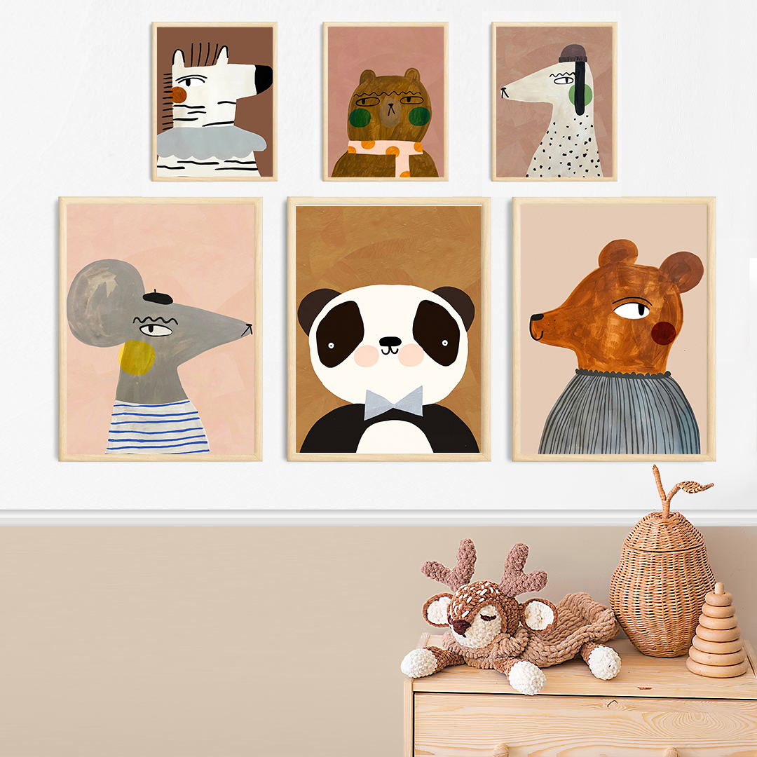Póster Infantil con Diseño de  - Baby Zebra Nursery reseña y precio