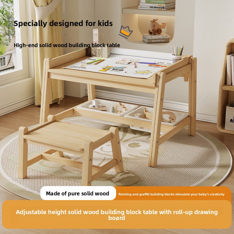 Mesas y sillas de madera maciz - Baby Nursery Chair reseña y precio