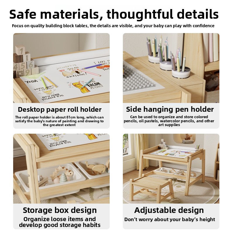 Mesas y sillas de madera maciz - Baby Nursery Chair reseña y precio