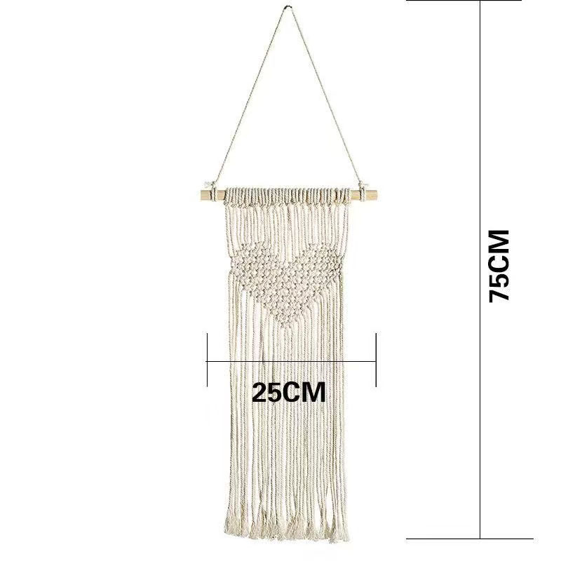 Tapiz de Pared de Macramé con  - Baby Nursery Hanging Decor reseña y precio