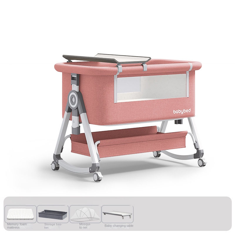 Cuna para Bebé, Portátil y Aju - Baby Nursery Trolley reseña y precio
