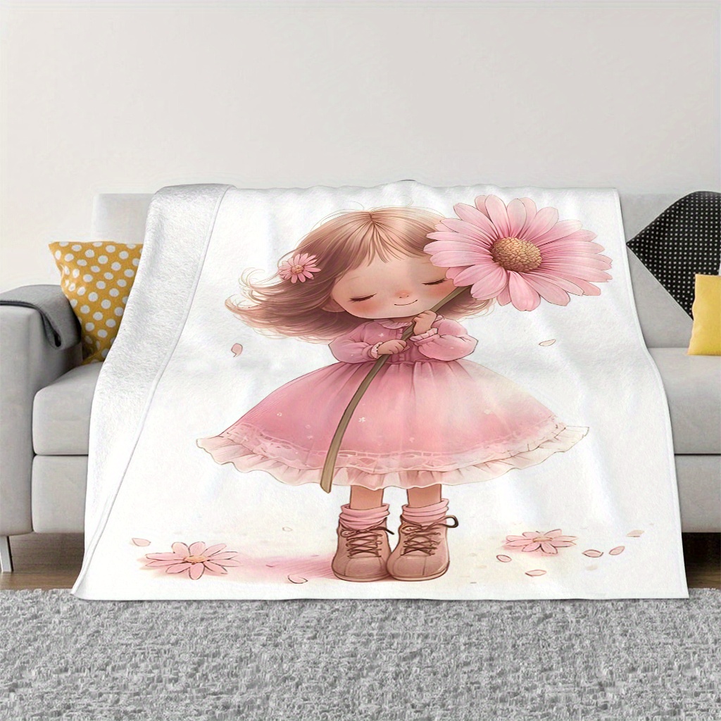 Manta Decorativa con Diseño Fl - Baby Nursery Ideas Girl reseña y precio