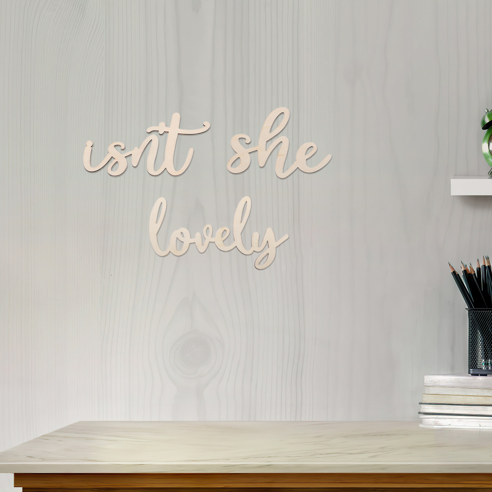 Letrero de Madera, Adhesivo de - Baby Nursery Wall Decor reseña y precio