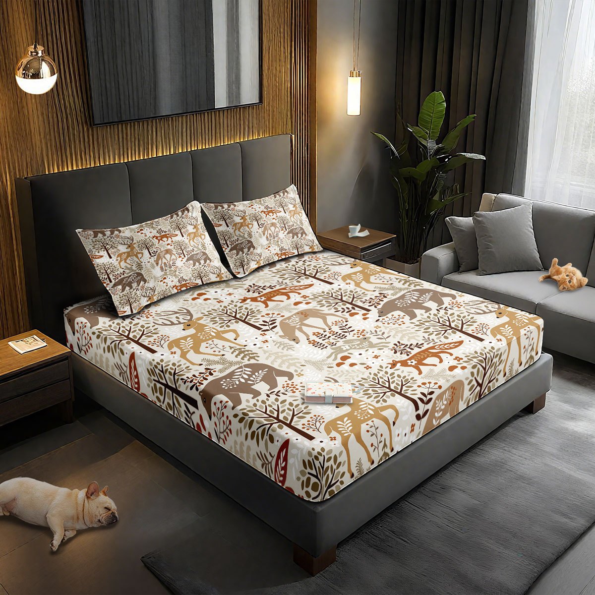 Funda de Cama con Diseño de Ci - Baby Nursery Forest Theme reseña y precio
