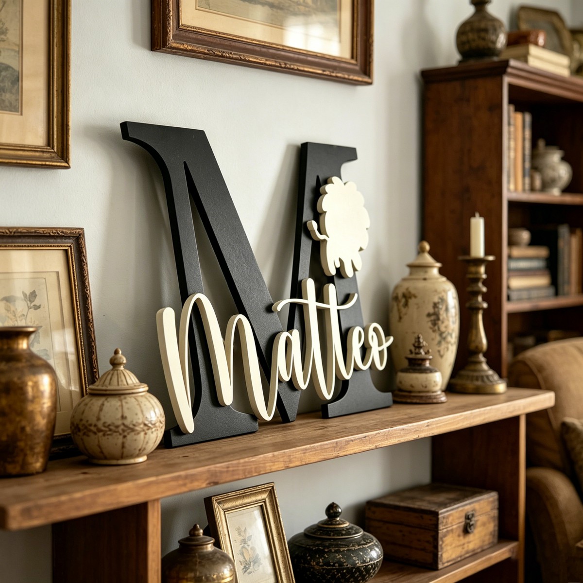 1 Pieza de Placa de Madera Per - Baby Nursery Decorations reseña y precio