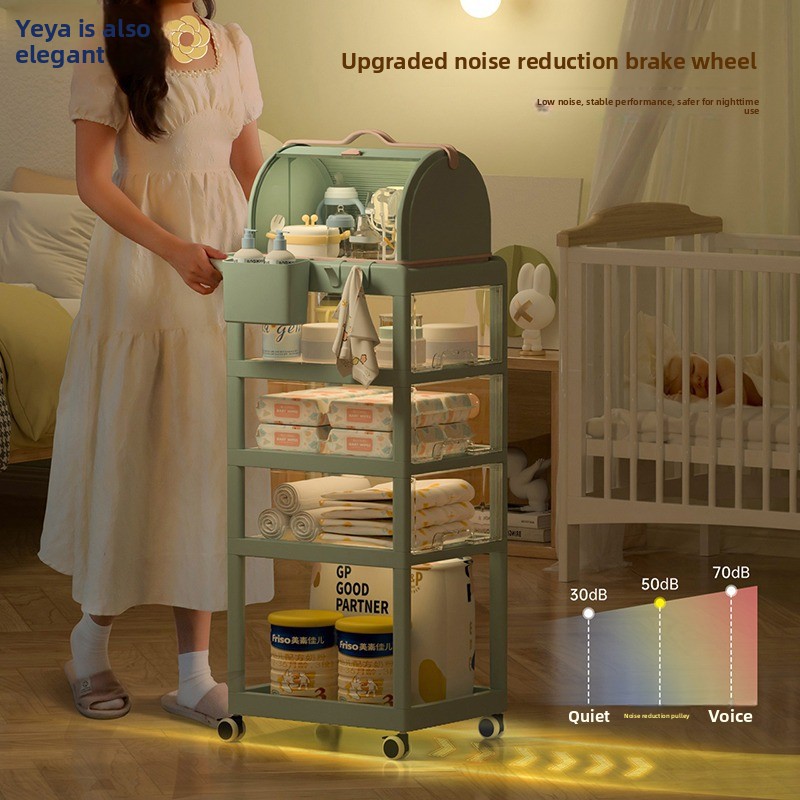 Carrito de Almacenamiento Móvi - Baby Nursery Trolley reseña y precio