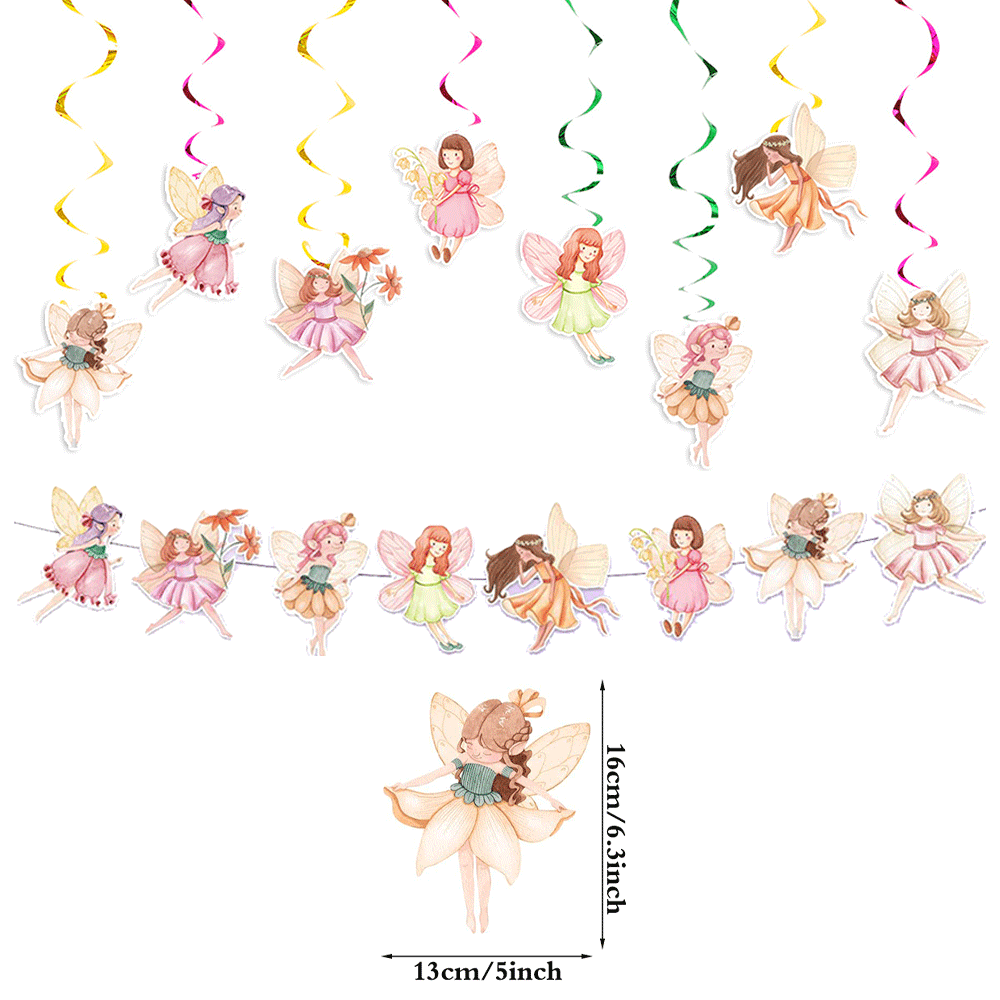 Decoración de pastel de hadas, - Baby Nursery Hanging Decor reseña y precio