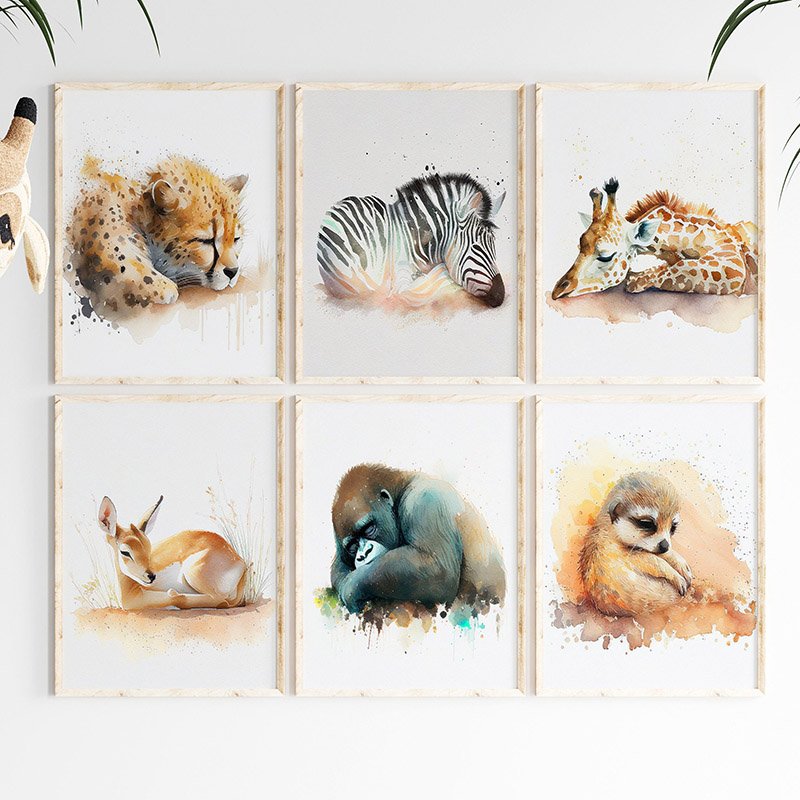 Póster de Arte Mural de Animal - Baby Zebra Nursery reseña y precio
