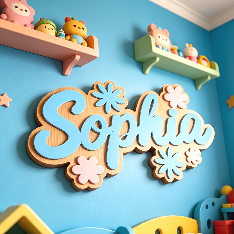 Letrero Personalizado con Nomb - Baby Nursery Decorations reseña y precio