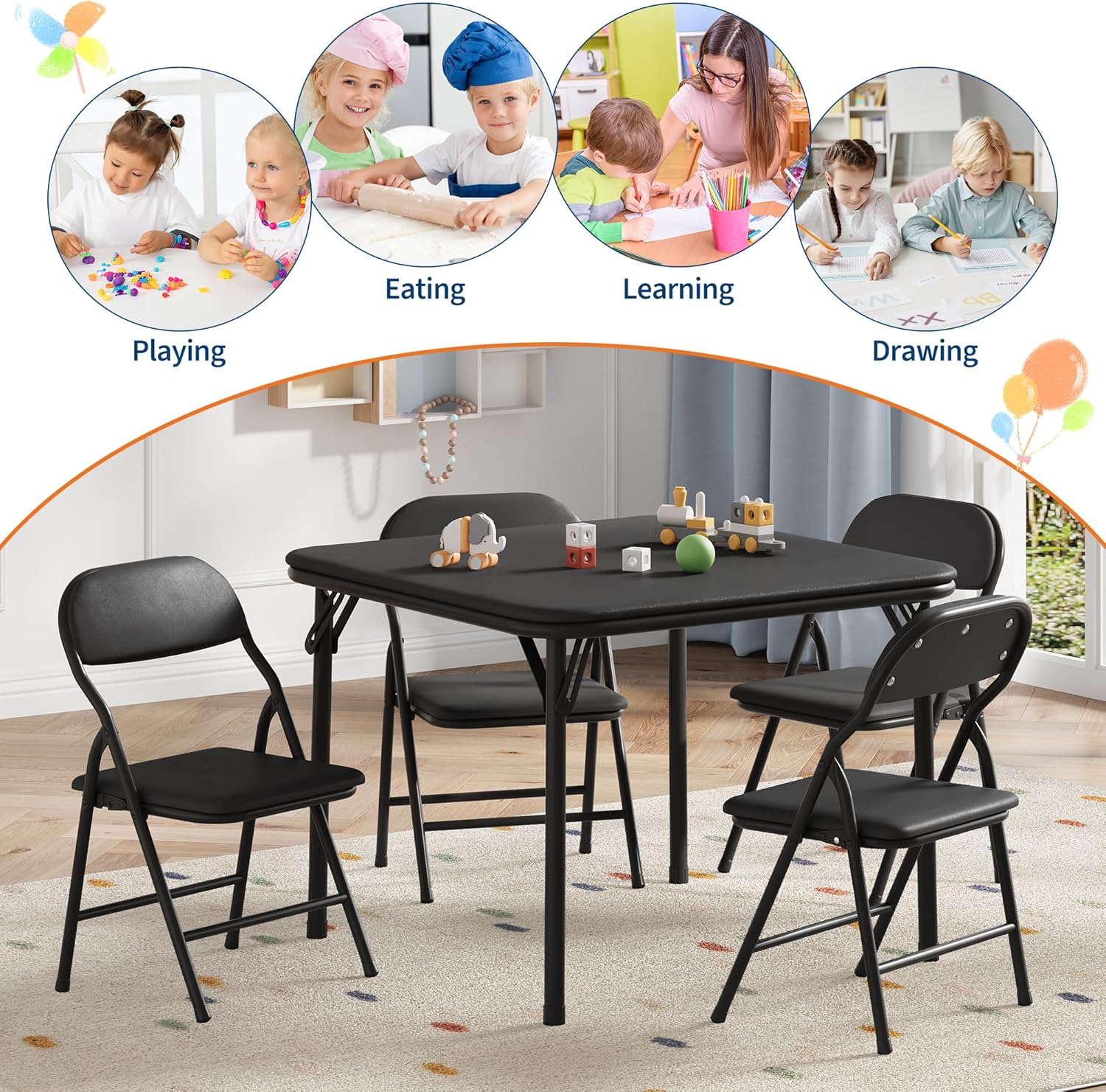 Juego de mesa y sillas plegabl - Baby Nursery Chair reseña y precio