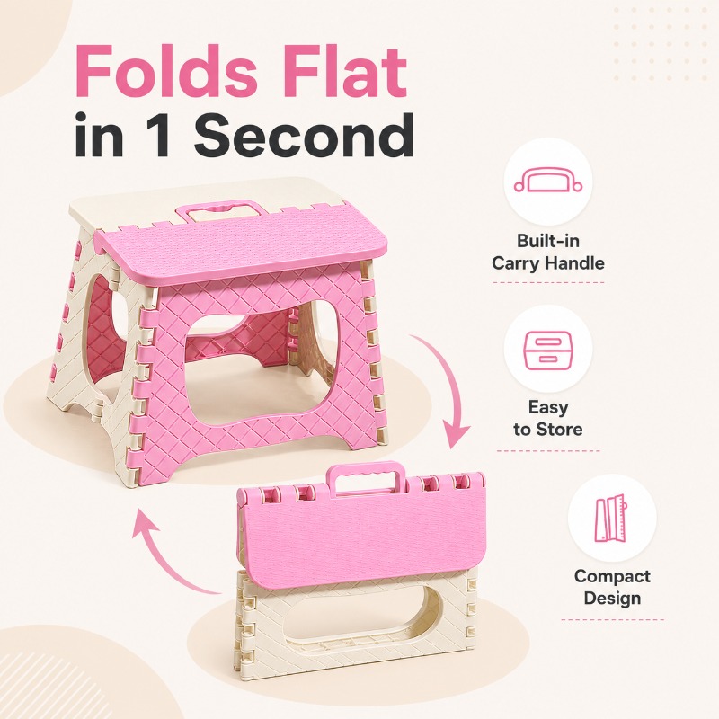 Taburete Plegable Portátil de  - Baby Nursery Chair reseña y precio