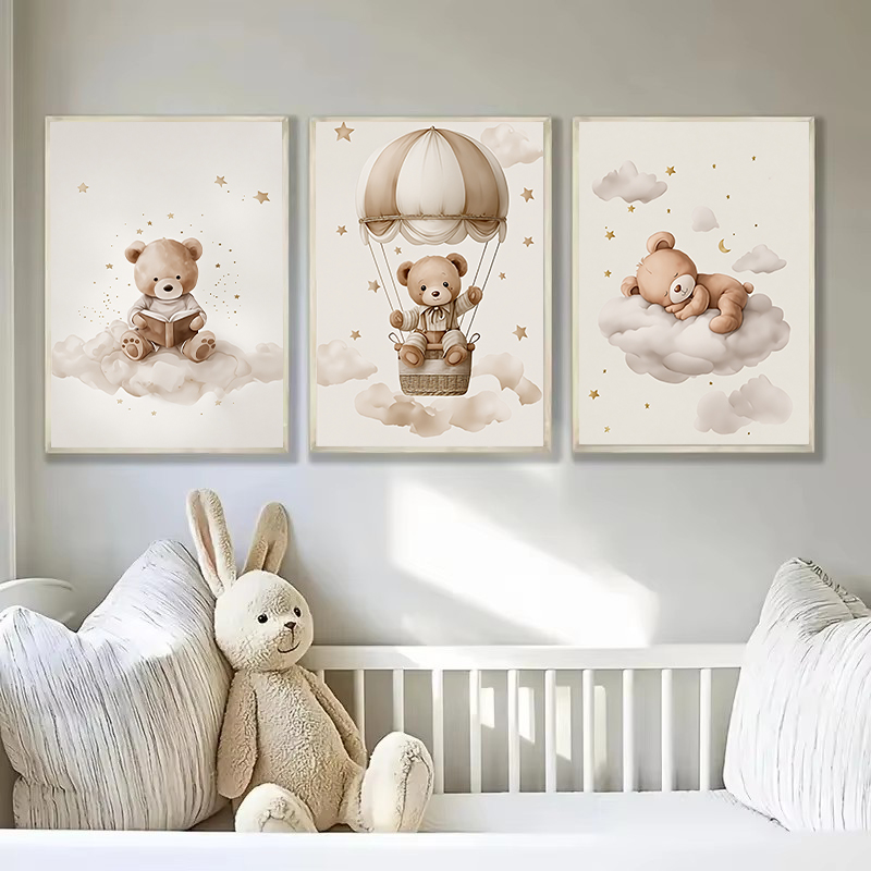3 unids/set de oso de peluche  - Baby Nursery Decorations reseña y precio